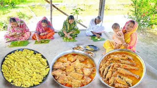 আজ বাঁধাকপি এমনভাবে রান্না করলাম সবাই বলে এই প্রথম খেলাম সাথে তোপসে মাছ আর ফেসা মাছ রান্না [upl. by Harl242]