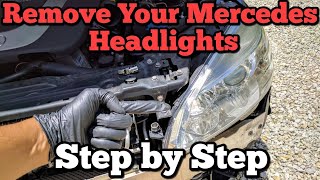 How to Replace your MercedesBenz Headlights [upl. by Witkin408]