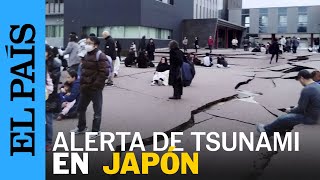 TERROMOTO  Japón activa una alerta de tsunami tras un temblor de magnitud 76 [upl. by Odnaloy]