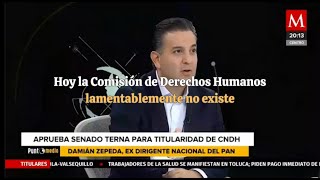 Hoy la Comisión de Derechos Humanos lamentablemente no existe Damián Zepeda [upl. by Byron]