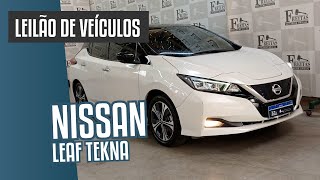 LEILÃO  NISSAN LEAF TEKNA  Freitas Leiloeiro [upl. by Enicnarf]