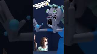 Frozen the remakeboot reaction😳😂😂 disney frozen shorts hilarious [upl. by Nileek]