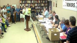 Gregory Ercolino Winterton Resident Speaks At The 71712 Mamakating Town Meeting [upl. by Anirres121]