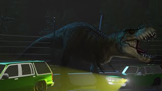 TRex Escapes The Paddock Scene Remake [upl. by Oicor348]