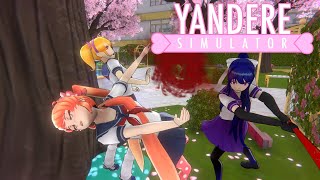 Killing Everyone but Osana and Raibaru are FIRST  Yandere Simulator Demo [upl. by Oigolue]