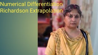 Series Of Mathematical Lectures Richardsons Extrapolation For Numerical Differentiation [upl. by Candra]