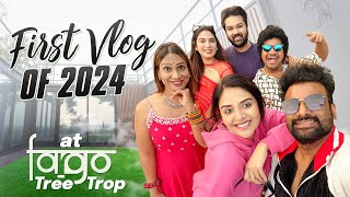 First Vlog of 2024 At Fargo Tree Trop  Sreemukhi [upl. by Latnahs]