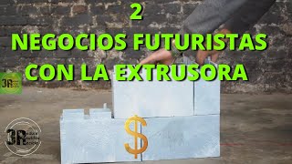 2 Extrusoras de plastico y dos maneras para realizar trabajos con la extrusora [upl. by Odille]