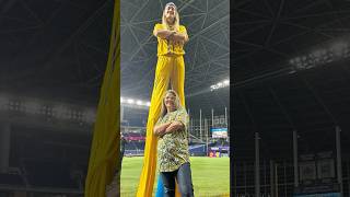 How Stilts Became a Banana savannahbananas stilts sports baseball mlb fun bananaball funny [upl. by Cann]