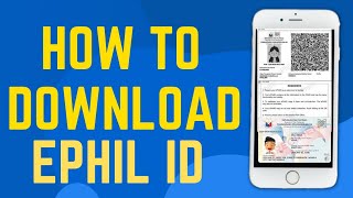 DOWNLOAD ELECTRONIC PHILIPPINE NATIONAL ID CARD OR EPHIL ID FOR FREE [upl. by Adnahsor628]