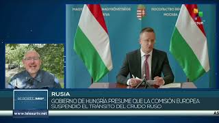 Posible implicación de la Comisión Europea en la suspensión de crudo ruso [upl. by Catharina]