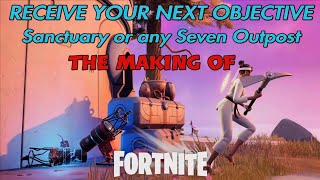 Fortnite  Receive your next objective in Sanctuary or any Seven Outpost video editing [upl. by Nivled]