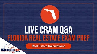 Florida Real Estate Exam Prep Real Estate Calculations [upl. by Elokkin]