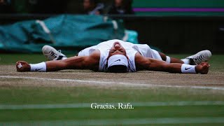 A Wimbledon Tribute to Rafael Nadal 💜 [upl. by Nyltyak]