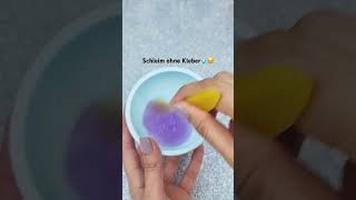 DIY Ohne Kleber Schleim einfach shorts slime [upl. by Haidadej]