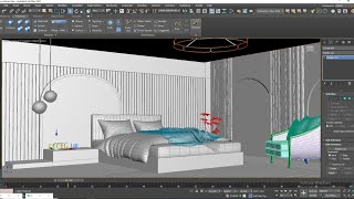 3D Modeling Like a Pro Mastering 3D Modeling Stylish Interior in 3dsmax [upl. by Manella]