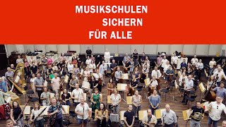 Die Staatskapelle Berlin unterstützt die Kampagne quotMusikschulen sichern für allequot [upl. by Anivel]