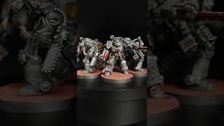 Carcharodons Commission warhammerart paintingminiatures warhammer40k carcharodons terminator [upl. by Ellek]