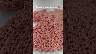 Crochê para bebê❤️ Lindo vestidinho infantil crochet croche vestidobebecroche vestidobebe [upl. by Jangro]