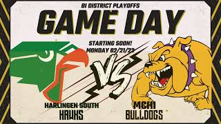 Basketball  Harlingen South HS Vs McAllen HS  Boys  BiDistrict Playoffs  2023 [upl. by Ahsinak]