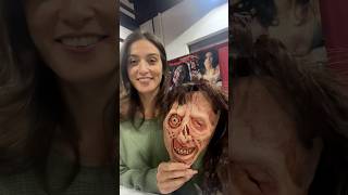 Samantha Scaffidi approves my Victoria Heyes Mask at MonsterMania 61  Terrifier 3 Reunion [upl. by Dnaleel]