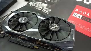 ‼️👉asus RX 560 4G 👉GDDR5👈128bit‼️ [upl. by Tdnaltroc13]