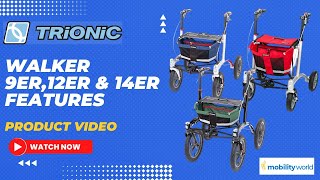 Mobility World Ltd UK  Trionic Walker Features [upl. by Leahcym]