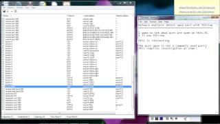 Malware analysis  detect open port with TCPview [upl. by Eiralc]