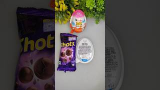 Kinder CREAMY  Shots chocolate  kinder Joy Box Popsicle shorts youtubeshorts viralvideo [upl. by Ahras130]