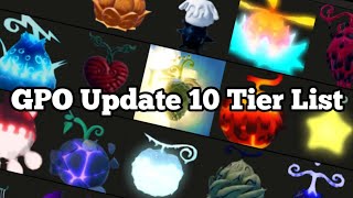 GPO Update 10 Devil Fruit Tier List for PVE Read description Outdated [upl. by Kathleen]