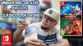 Unboxing De Disney Classic Games Collection Nintendo Switch [upl. by Llerrut528]