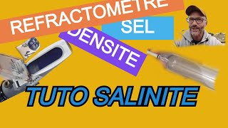 🧂TUTORIEL 2 techniques pour réussir à mesurer la salinité🧂 [upl. by Htrap]