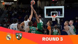 Real MadridZalgiris Kaunas  Round 3 Highlights  202324 Turkish Airlines EuroLeague [upl. by Beaston]