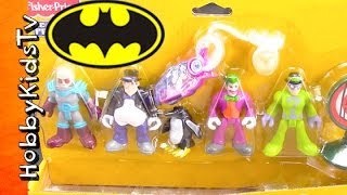 Batman Imaginext VILLAINS Set Review and Play HobbyKidsTV [upl. by Ewart456]