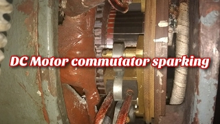 DC Motor commutator sparking [upl. by Eeuqram632]