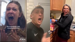 SCARE CAM Priceless Reactions😂241  Impossible Not To Laugh🤣🤣TikTok Honors [upl. by Atilek]