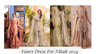 quotNikah Fashion Elegant Dress Ideas for the Modern Bridequot  Fancy Dress For Nikah 2024 [upl. by Adlihtam]