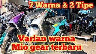 Varian warna Yamaha Mio gear terbaru [upl. by Barnard]