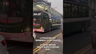 Lothian bus X27 810 [upl. by Wurster]