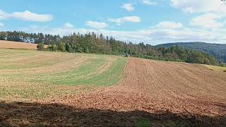 Klärschlamm Grubbernmit Fendt 930 Vario TMS und Lemken KARAT 9 im Nordpfälzer Bergland 2024 [upl. by Ralina]