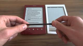 Sony Reader PRST2 Review germandeutsch [upl. by Eward902]