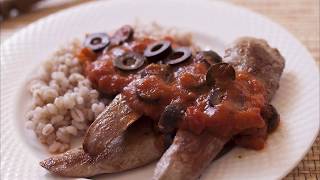 Recette  Aiguillettes de canard aux olives [upl. by Peirce]