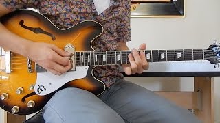 The Beatles  Sgt Pepper’s Lonely Hearts Club Band Reprise  Guitar Cover  Epiphone Casino [upl. by Ettegroeg]