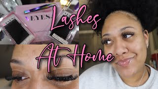 DIY Lash Extensions At Home Under 15  Ft Veye Lash [upl. by Melesa]