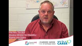 A Message from Shadow Minister Tim Bull for National Carers Week October 2024 [upl. by Oirram]