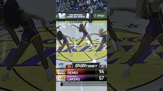 Laker Girls quotStep On Upquot dance performance 111023 lakergirls nbadancers lakers [upl. by Adnac417]