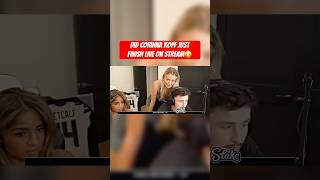 Did Corinna Kopf just FINISH live on stream😳 corinna streamer trending viralvideo shorts [upl. by Cristy]