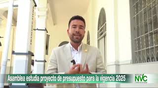 Asamblea estudia proyecto de presupuesto para la vigencia 2025 [upl. by Nnylamme]