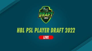 HBL PSL Player Draft 2022 Live HBLPSLDRAFT HBLPSL7 [upl. by Valleau]