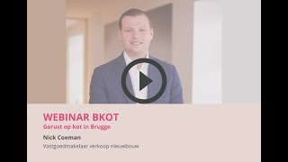 WEBINAR BKOT  gerust op kot in Brugge [upl. by Arv510]